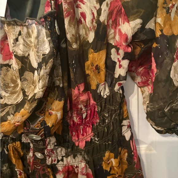 Floral Chiffon Maxi Dress‎ - Picture 4 of 4